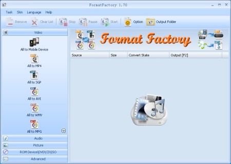FormatFactory- mejor conversor de videos