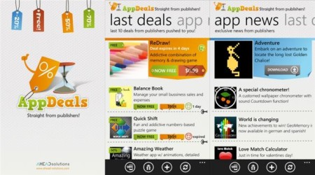 AppDeals mejores aplicaciones gratis para windows phone
