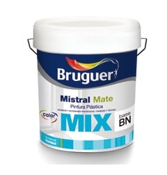 Bruguer Mistral Mate pintura plastica blanca buena y barata 1