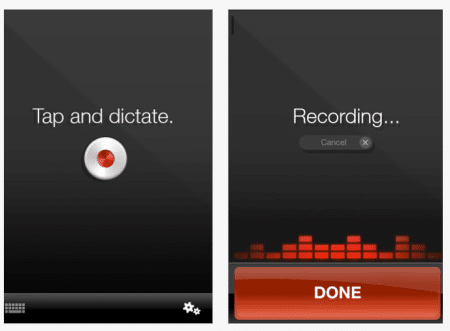 dragon dictation app reconocimiento de voz iphone