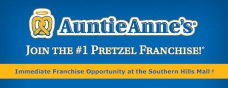 Auntie Anne’s Hand-Rolled Soft Pretzels franquicia