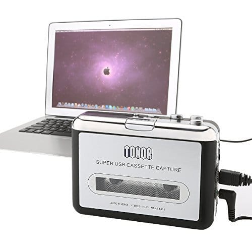 Tonor Convertidor USB Cinta Audio Cassette a MP3 CD