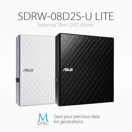 ASUS SDRW-08D2S-U LITE - Grabadora externa de DVD 8X