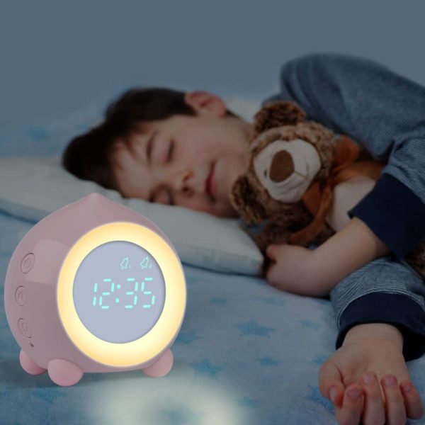 reloj de luz infantil que simula el amanecer para niños