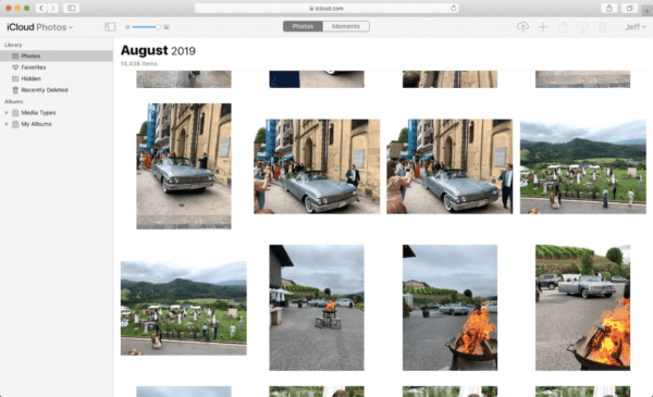 Fotos de iCloud uso compartido y copia de seguridad de fotos privadas