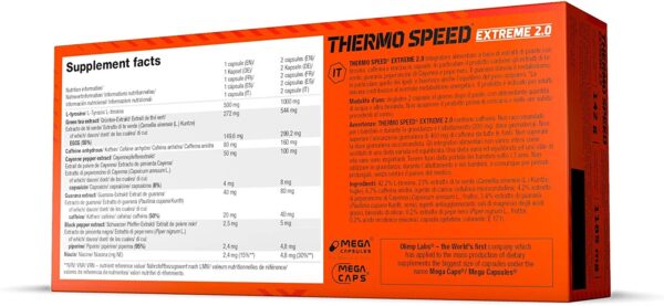 Olimp Nutrition, Thermo Speed Extreme 2.0 quemagrasas