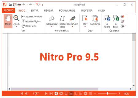 mejor editor pdf gratis - Nitro Pro
