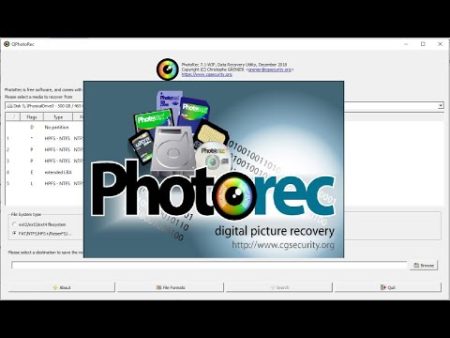PhotoRec programa de recuperacion de fotos borradas