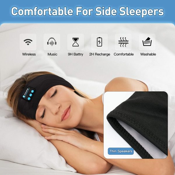 2- Banda de Auriculares para dormir Bluetooth 5.0