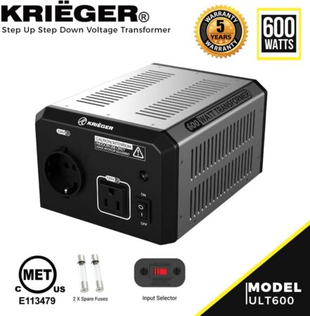 KRIEGER 600W Transformador 220v a 110v