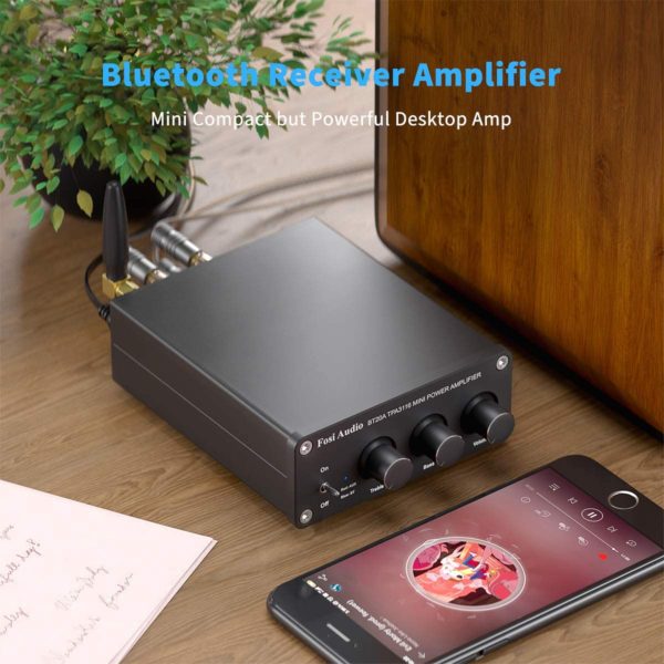 Fosi Audio BT20A - Amplificador audio estereo