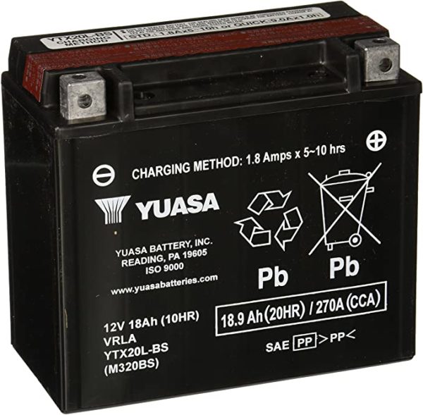 Yuasa yuam320bs YTX20L-BS - bateria de moto