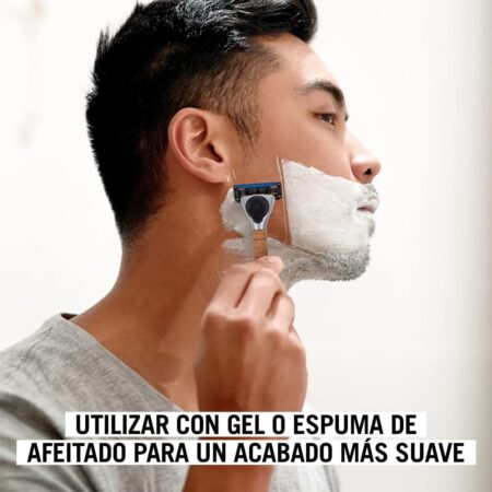 Marca Amazon - Solimo Men Maquinilla de afeitar de 5 hojas
