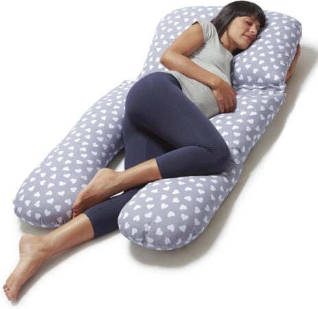 6 mejores almohadas para embarazadas 27 Niimo Cojín Embarazada en Forma de U - Almohada Embarazada Dormir Multifuncional