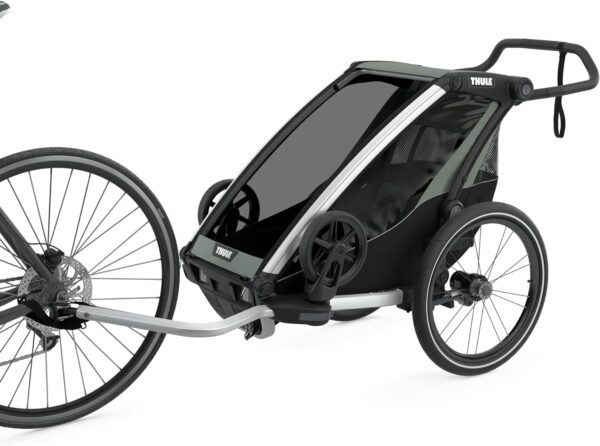 una Thule Chariot Lite1 - mejor remolque de bici