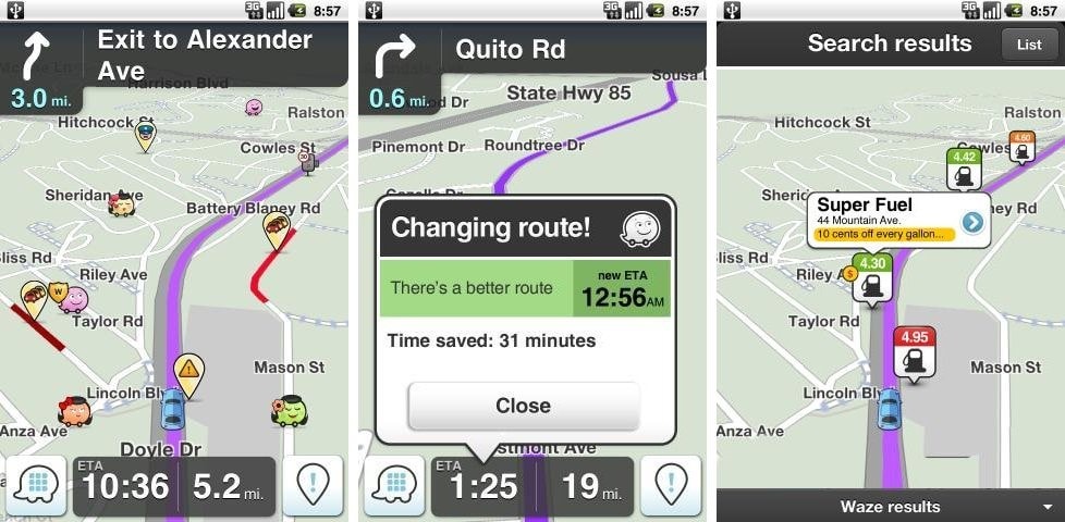 Waze - Mapas GPS y Tráfico