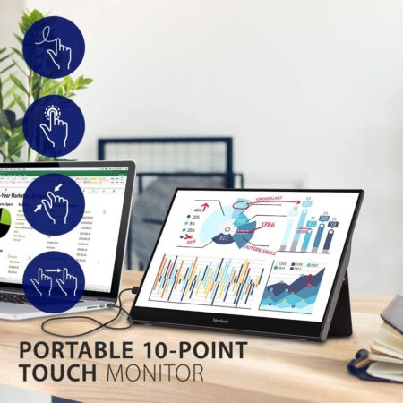 ViewSonic TD1655 Monitor Táctil Portátil de 16