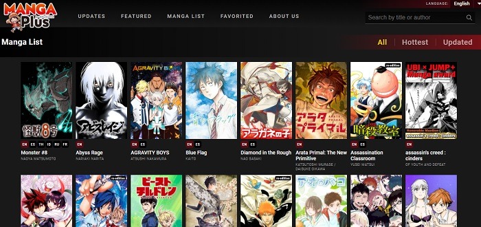 Los mejores sitios para leer manga en línea Manga Plus