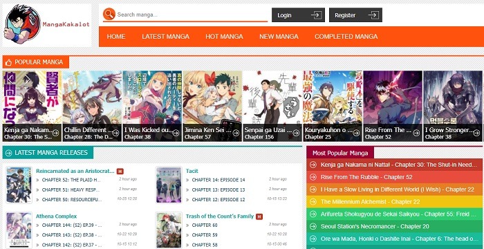 Los mejores sitios para leer manga online Mangakakalot