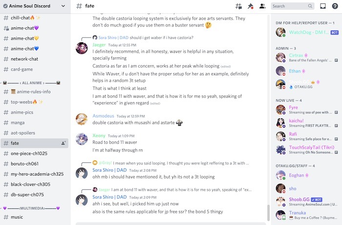 Los mejores servidores de Discord Anime Soul Discord