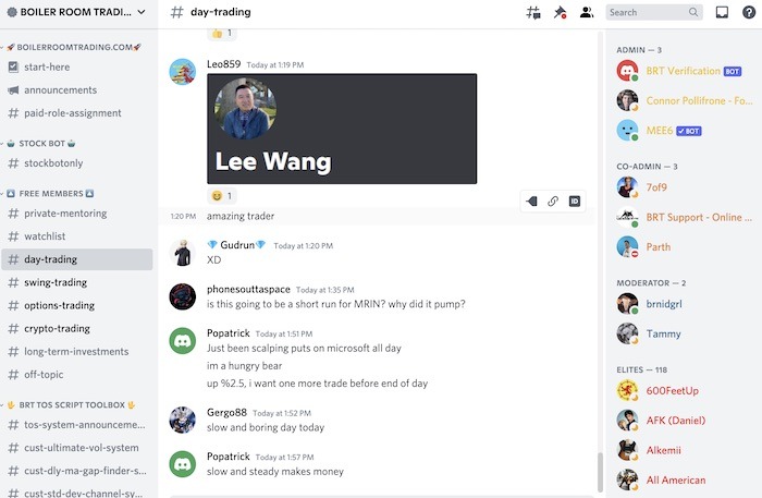 Mejor Discord Servers Boiler Room Trading