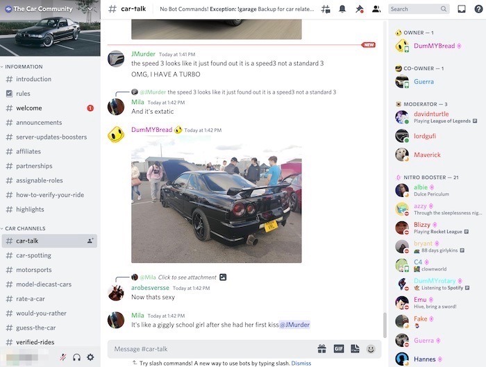 Los mejores servidores de Discord La comunidad de los coches
