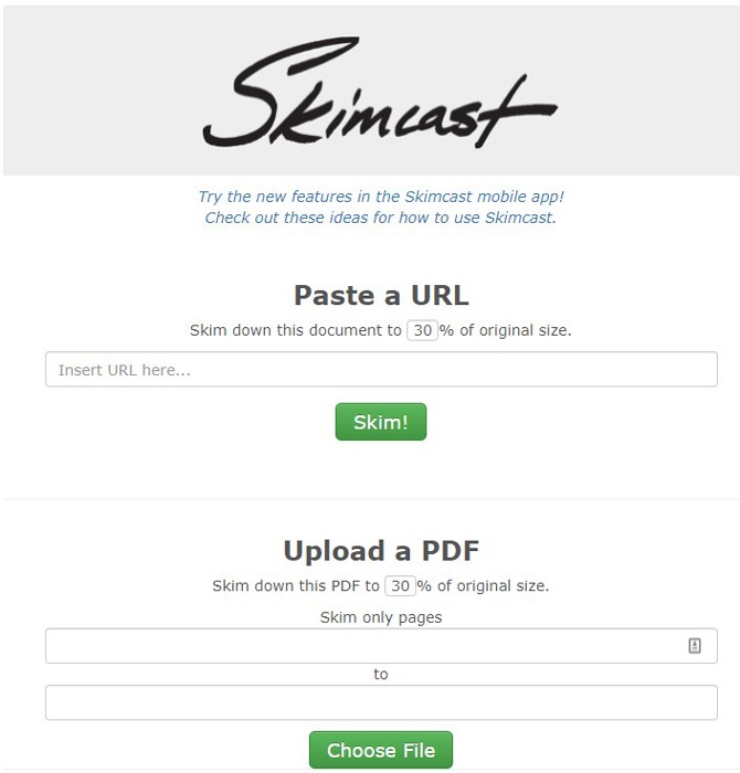 Las mejores herramientas para resumir textos en línea Skimcast
