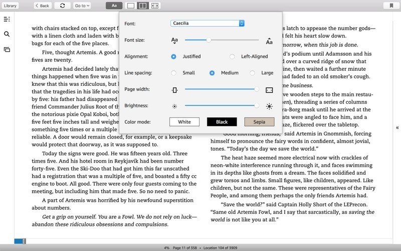 Kindle para Mac