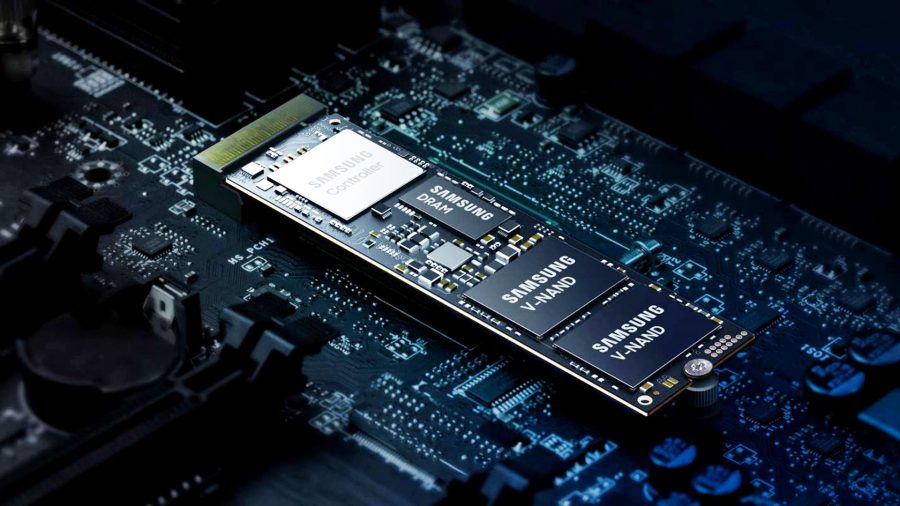 SSD de Samsung instalado en la placa base