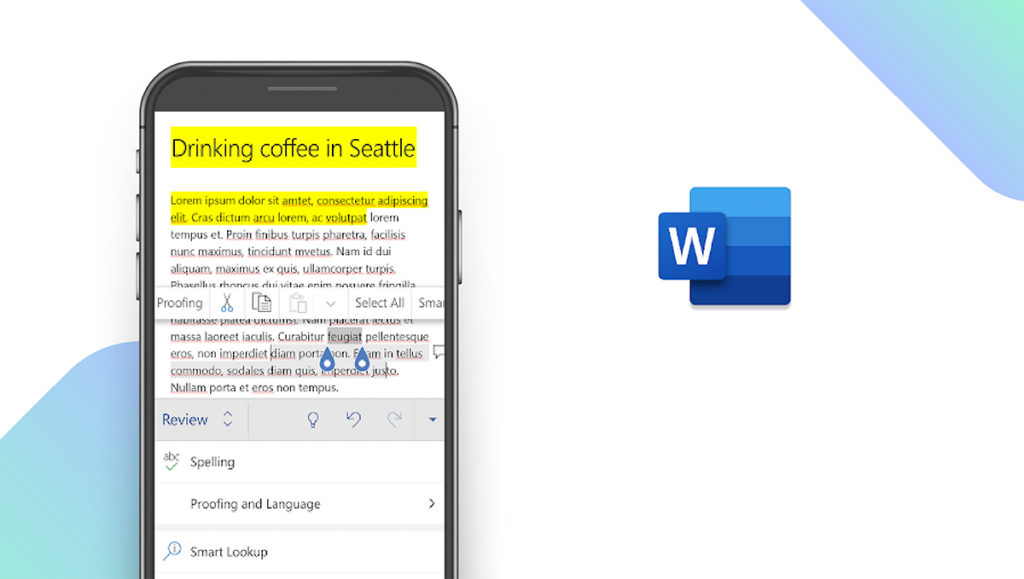 Función de Microsoft Word App