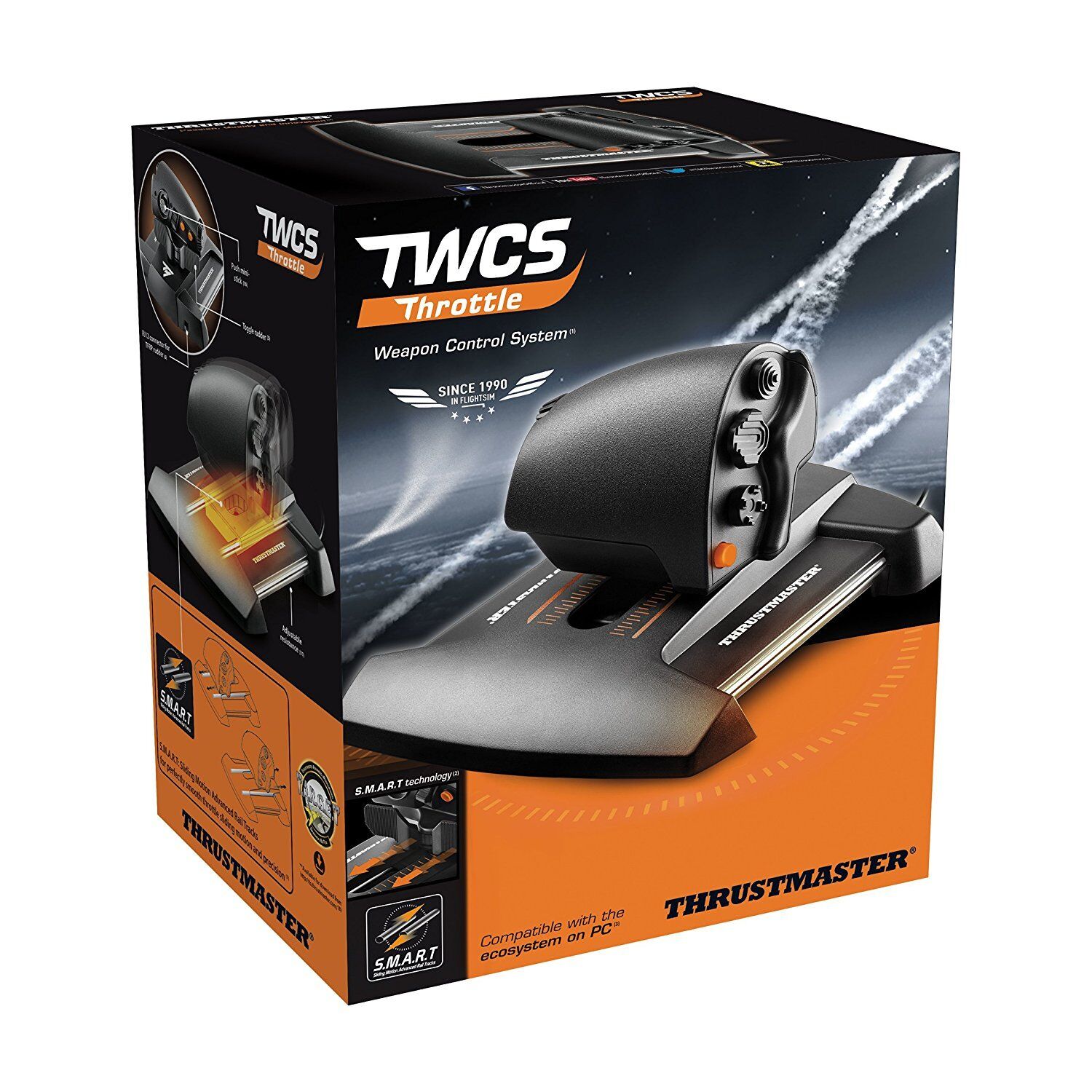 Thrustmaster VG TWCS Controlador del acelerador (2960754) - PC Mac Linux