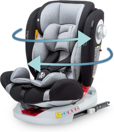Babify Onboard Silla de Coche para Bebés y Niños, 0 Meses - 12 Años