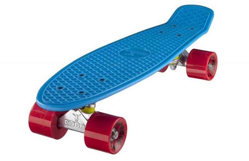 Tabla de Skate ridge mini cruiser azul rojo