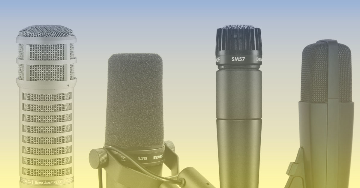 Tipos de micrófonos: Micrófonos dinámicos