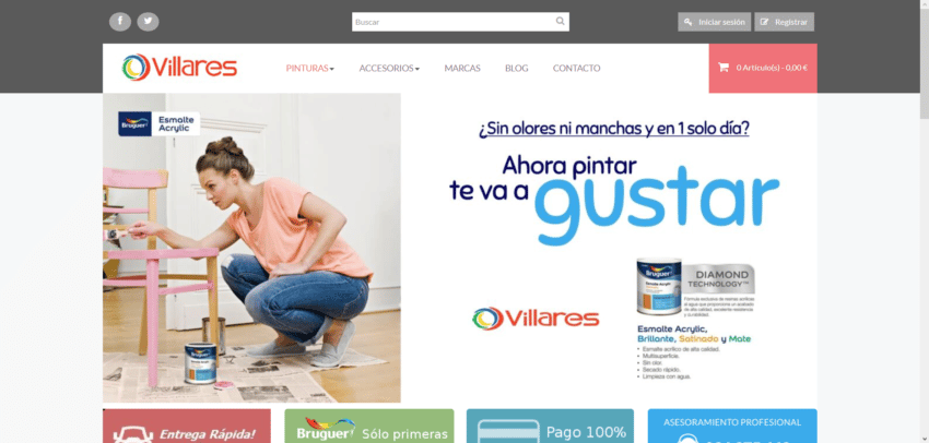 1- Pinturas Villares - Mejor tienda de pinturas online