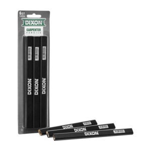La mejor opción de lápiz de carpintero: Lápices de carpintero industriales DIXON, paquete de 6