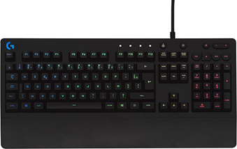 03 Logitech G213 Prodigy, teclado para juegos, iluminación RGB AZERTY 