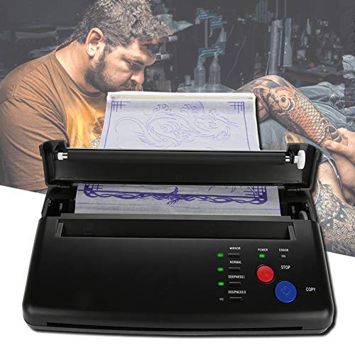Impresora de tatuajes A5 A4 impresora térmica, máquina de transferencia de papel para tatuajes copiadora térmica para tatuajes permanentes(EU)