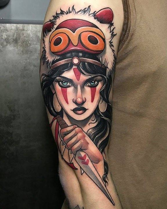 la mujer barbuda tattoo