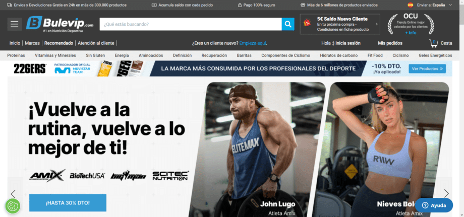 Bulevip - La mejor tienda de suplementos deportivos online