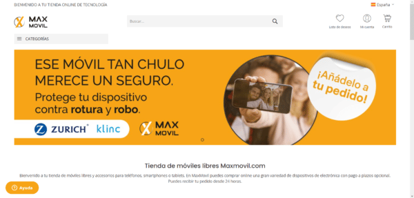 Max Móvil - Mejor tienda de móviles online