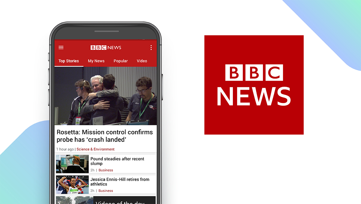 Función de la aplicación de noticias de la BBC