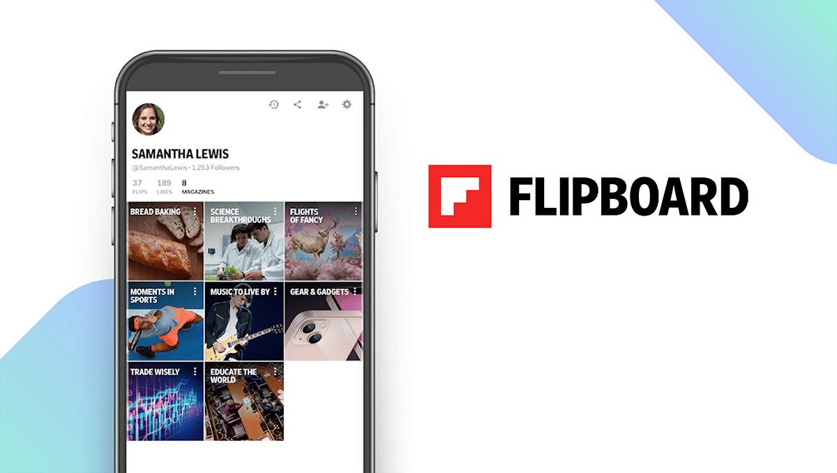 Función de la aplicación Flipboard