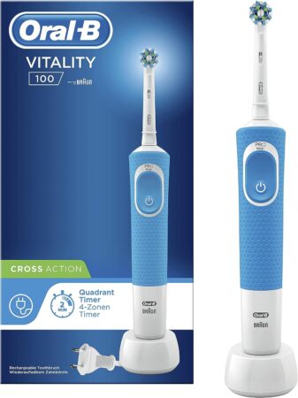 6 mejores cepillos de dientes eléctricos OCU 26 Oral-B Vitality 100 Cepillo de Dientes Eléctrico con Mango Recargable