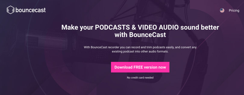 Software de grabación de podcasts Bouncecast Software de grabación de podcasts Image Bouncecast