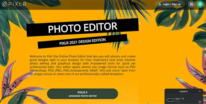 Pixlr es un completo editor fotográfico basado en navegador para obtener resultados rápidos