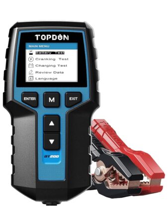 TOPDON BT200 El mejor Medidos y Comprobador de Batería de Coche 12V 24V