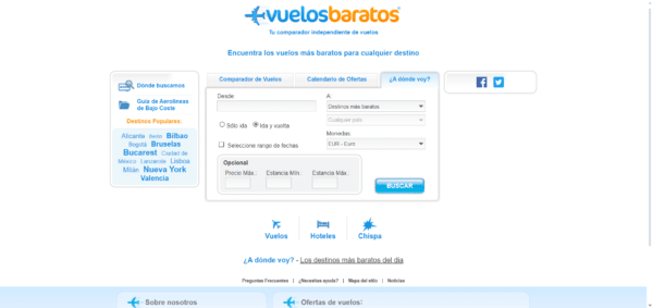 buscador de vuelos baratos sin destino