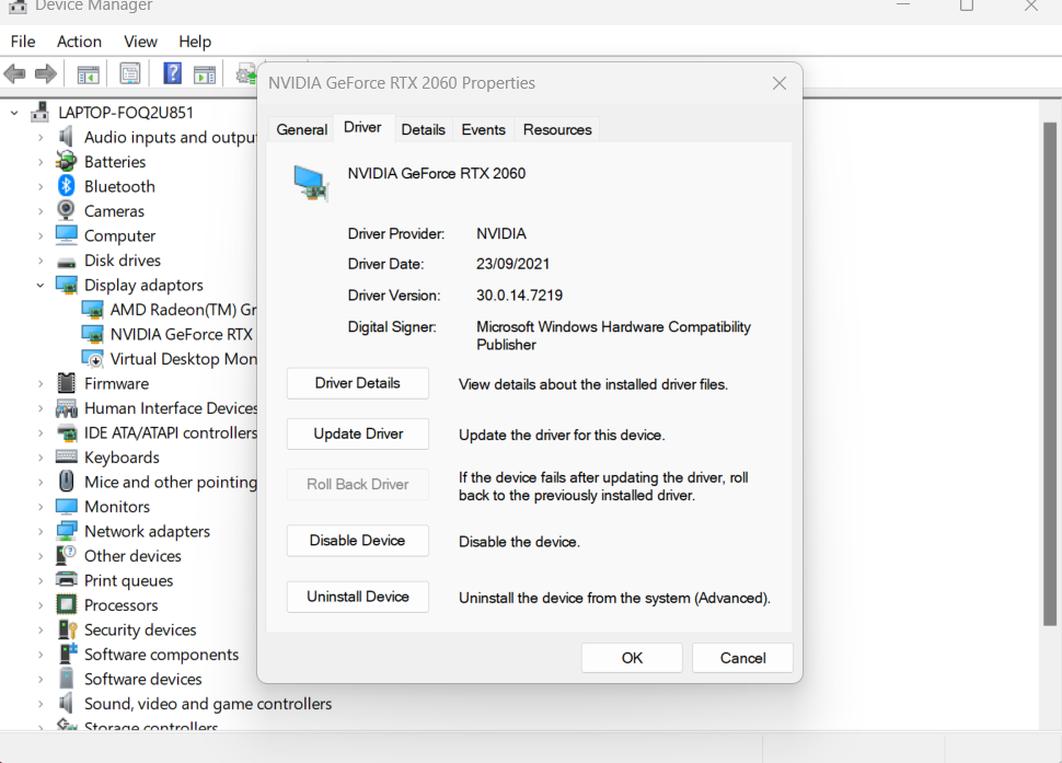 Propiedades del controlador