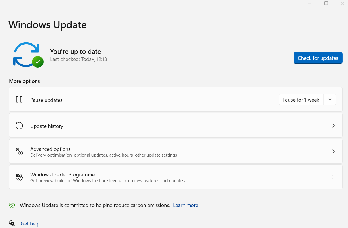 Actualización de Windows